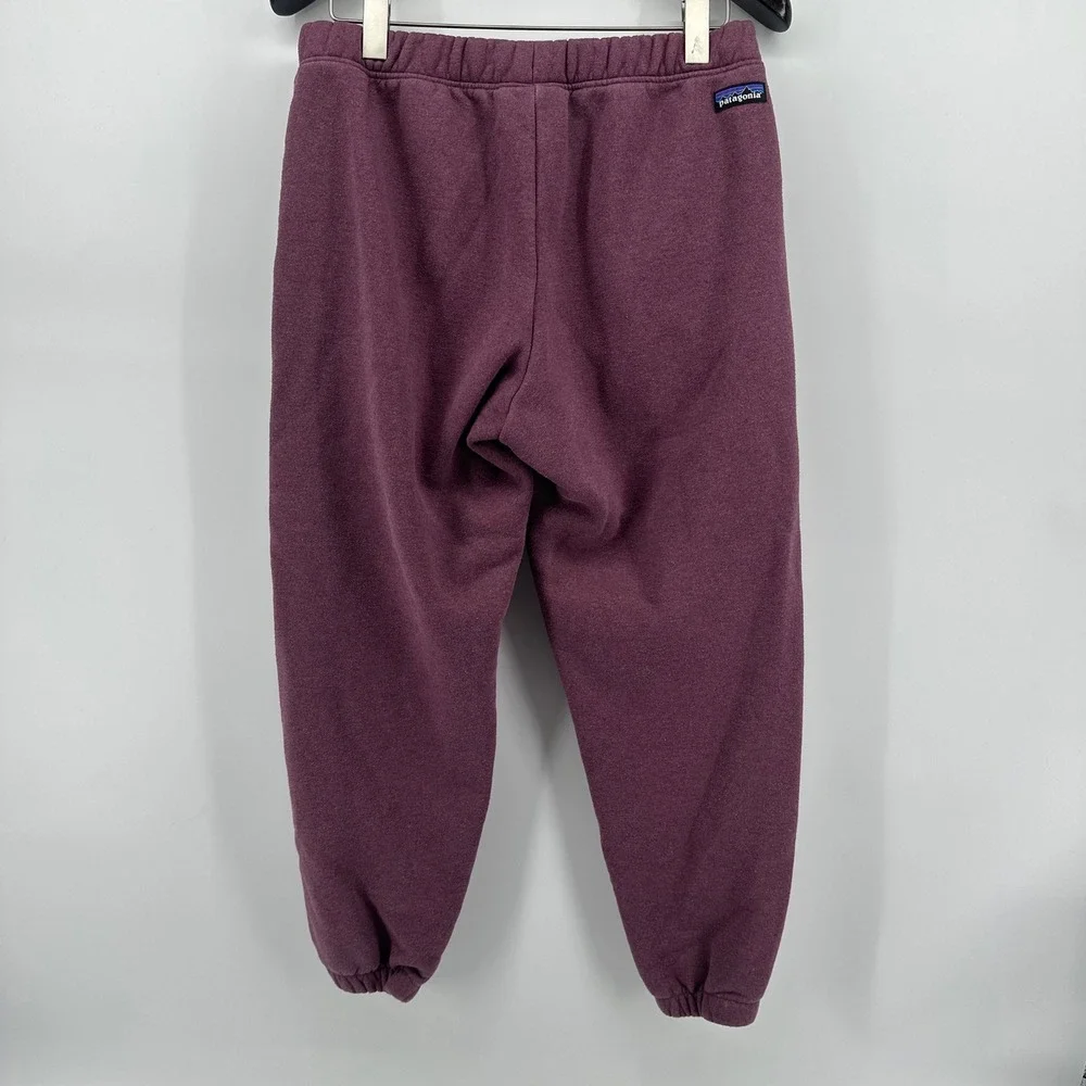 Patagonia Sweatpants Mens Med Purple Heathered Joggers Fitz Roy Icon Uprisal